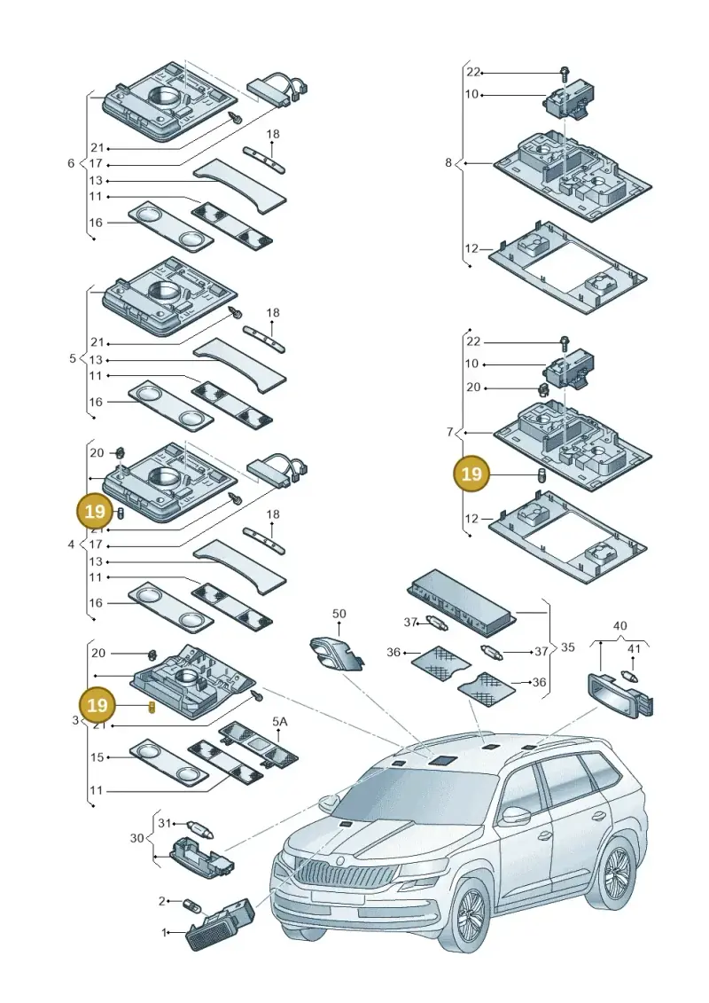 N01775310 — Skoda Karoq (2017-2023) diagram 834947000, position 19