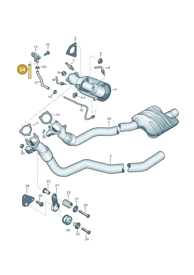 N0180466 — Audi Q5 qu. 2.0 TDI (2012-2017) diagram 751253560, position 14