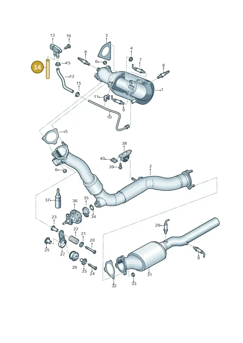 N0180466 — Audi A8 (2013-2018) diagram 771253560, position 14