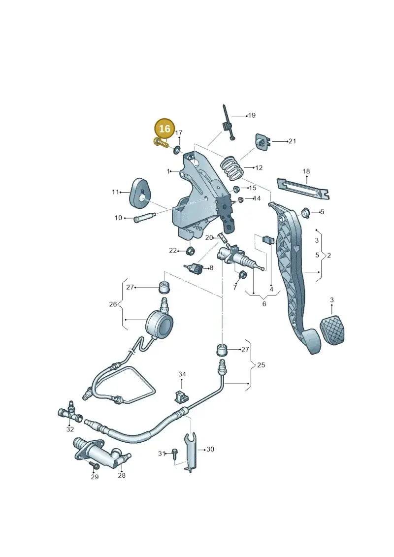 N01950213 — Volkswagen Caravelle (2015-2019) diagram 861721250, position 16