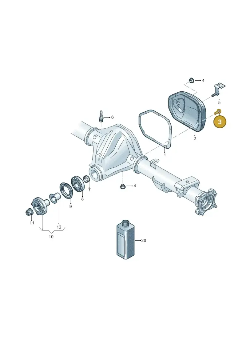 N0195268 — Volkswagen Amarok twin cab (2022-) diagram 683525100, position 3