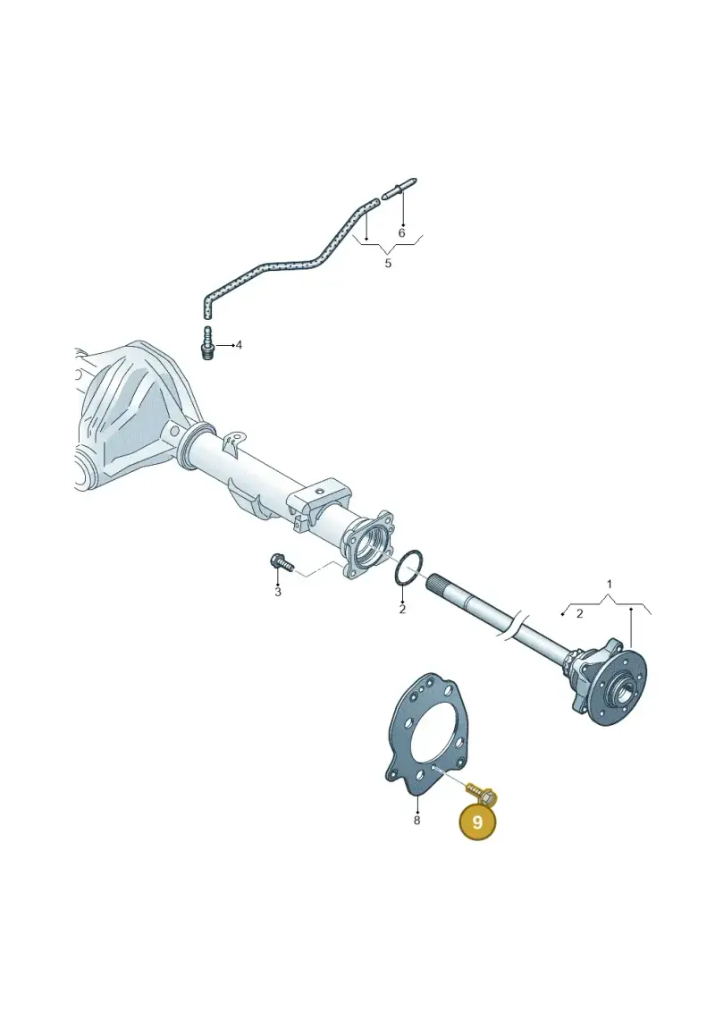 N0195268 — Volkswagen Amarok twin cab (2022-) diagram 894501100, position 9