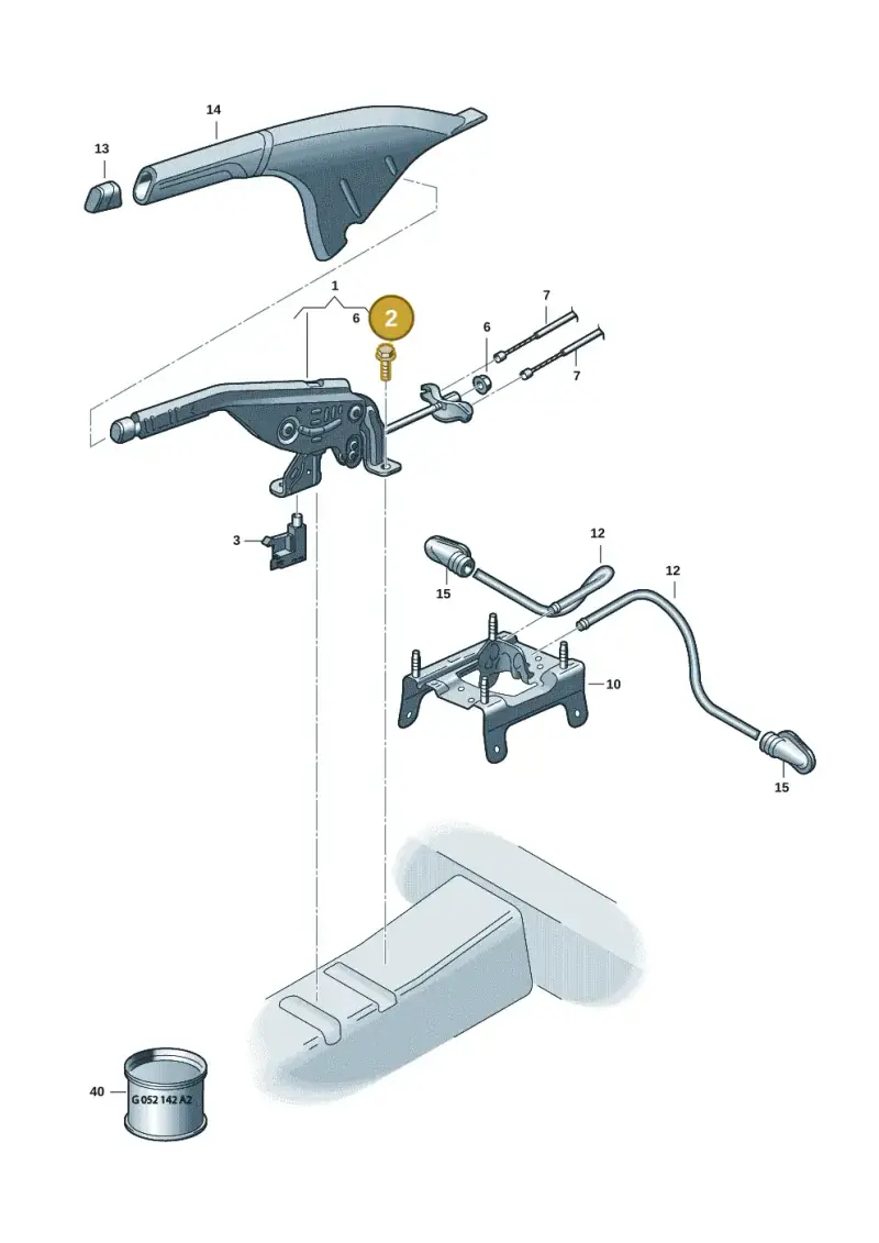 N0195269 — Volkswagen Taigo (2021-2024) diagram 2f0711000, position 2