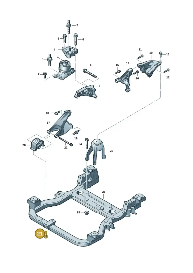 N0195269 — Volkswagen Transport. multivan (2019-2024) diagram 7ep199000, position 21