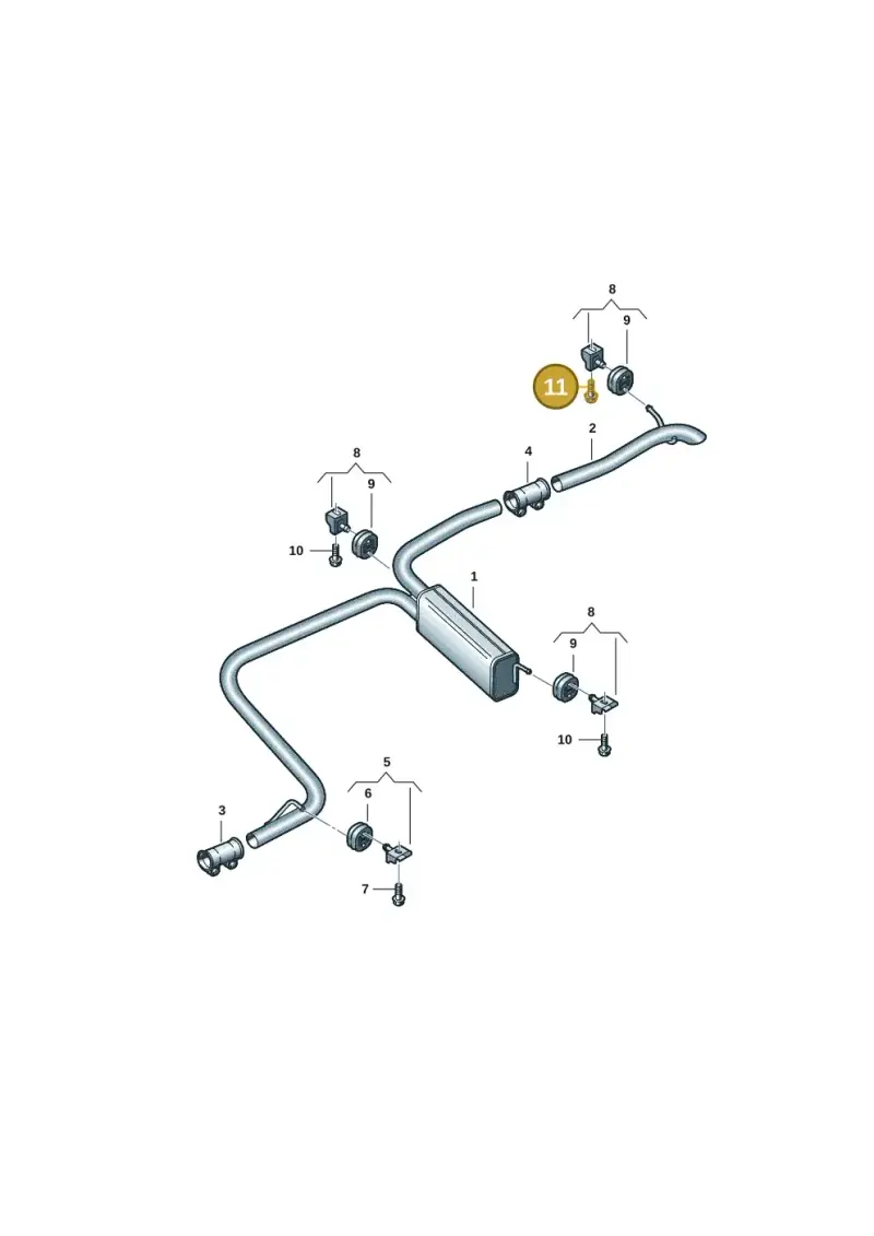 N0195306 — Volkswagen Caddy Maxi Kombi (2020-2024) diagram 2ka253215, position 11