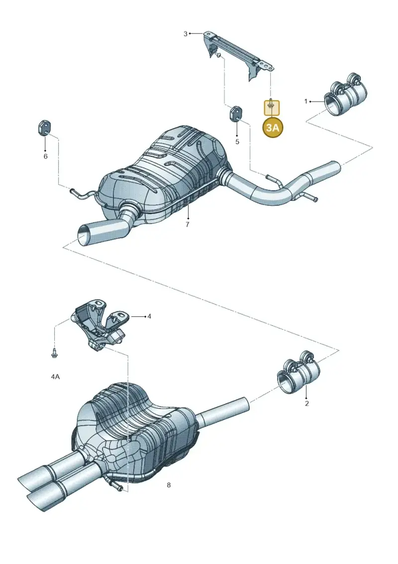 N0195306 — Volkswagen Jetta 2.0 (2015-2015) diagram 692253800, position 3A
