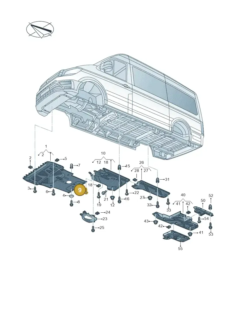 N0195306 — Volkswagen MAN TGE 55 (2016-2021) diagram 806825010, position 9