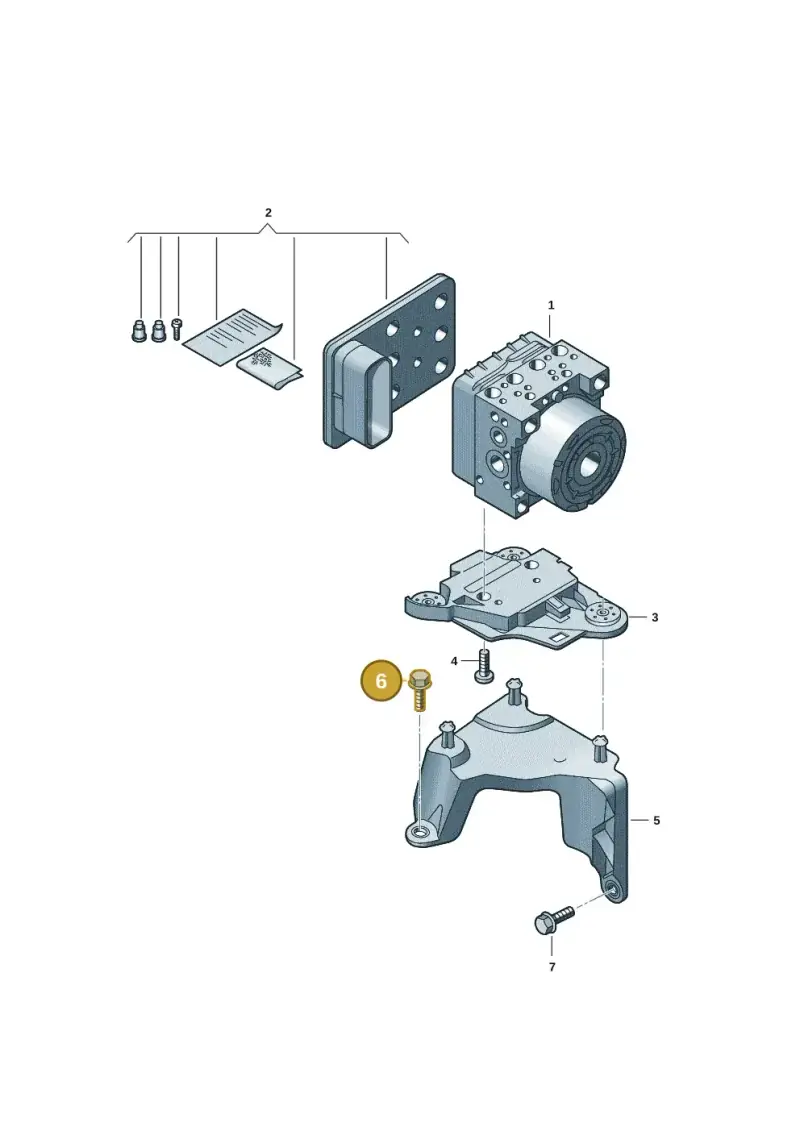 N0195307 — Volkswagen ID.7 Limousine Pro (2023-) diagram 11k614000, position 6
