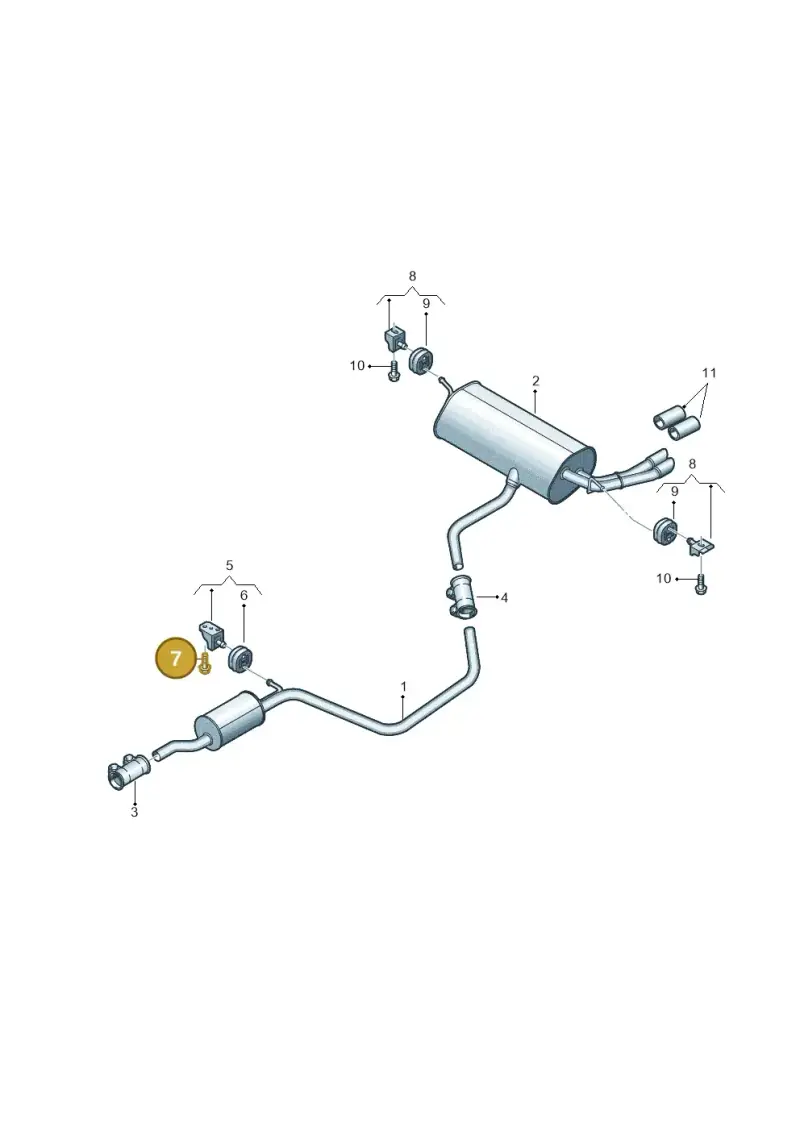 N0195307 — Volkswagen Tiguan 2.0 (2023-) diagram 884253600, position 7