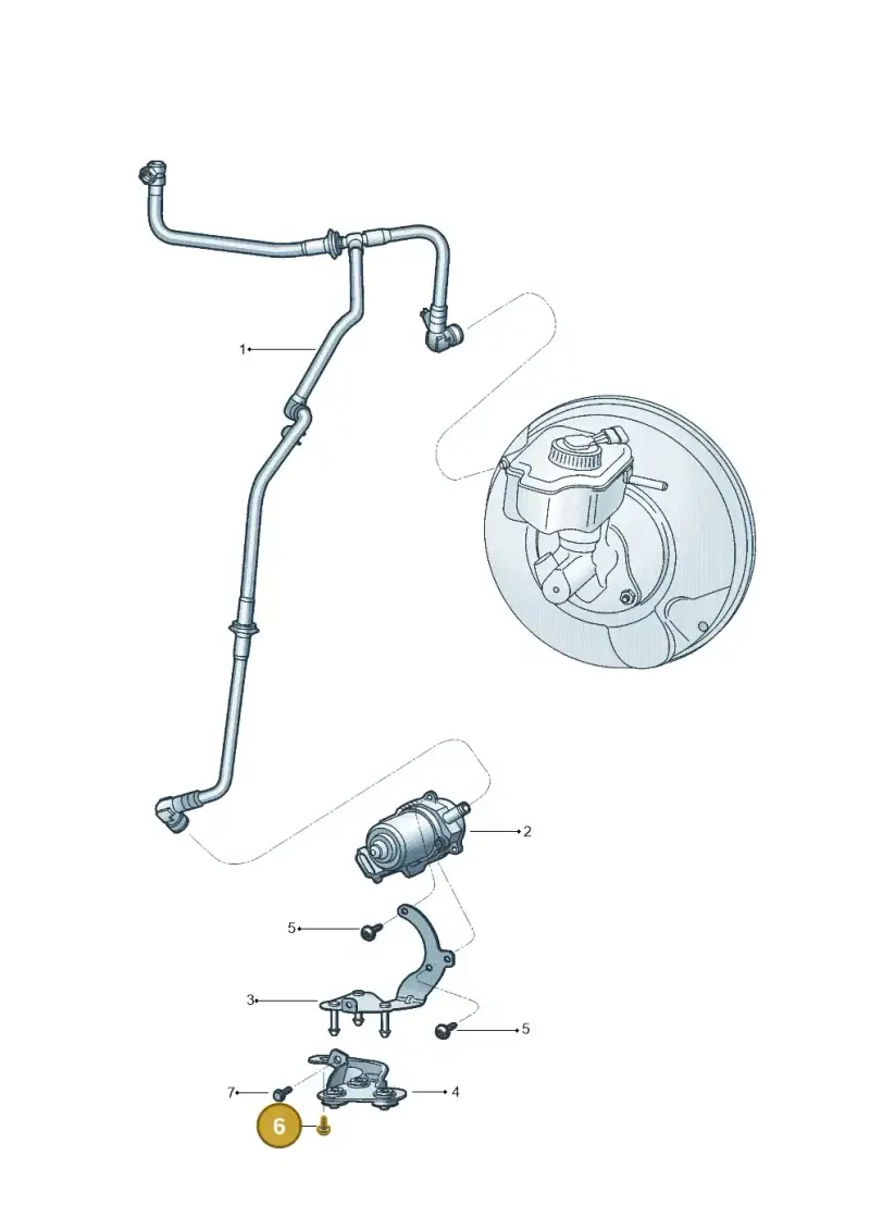 N01953310 — Volkswagen Jetta 2.0 (2015-2015) diagram 880611700, position 6