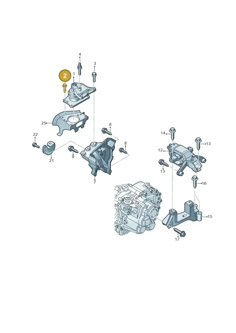 N0195339 — Volkswagen Polo 1.4 BlueMotion (2014-2017) diagram 773199260, position 2