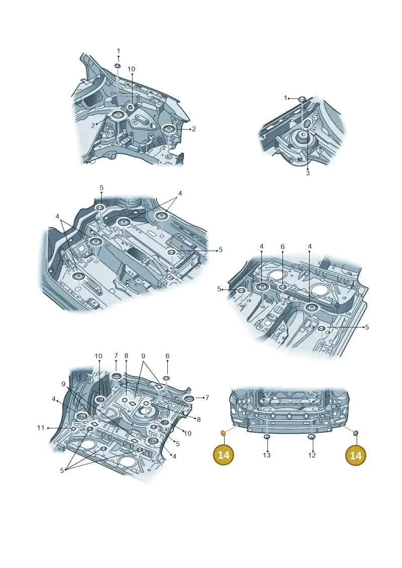 N0200223 — Skoda Yeti (2013-2017) diagram 666803350, position 14