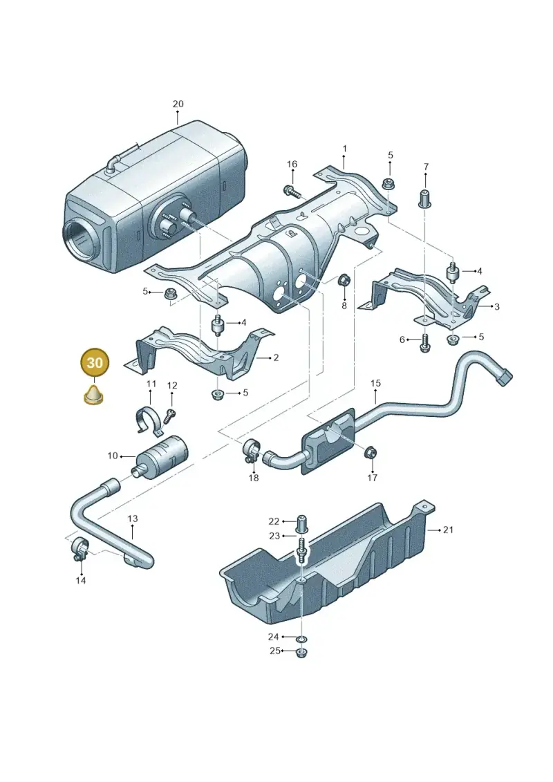 N0200241 — Volkswagen Single-cab transp. (2019-2024) diagram 862819550, position 30