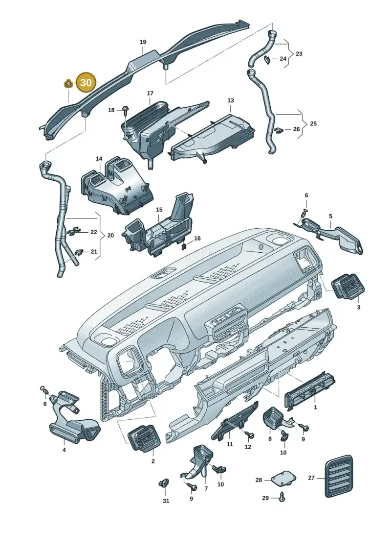 N0200271 — Volkswagen ID.Buzz (2022-) diagram 15a819300, position 30