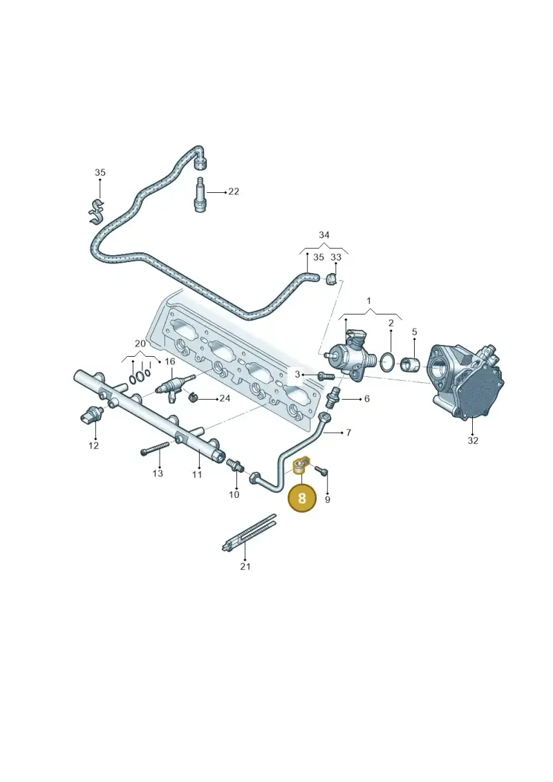 N0206098 — Volkswagen Teramont (2021-2023) diagram 589133550, position 8