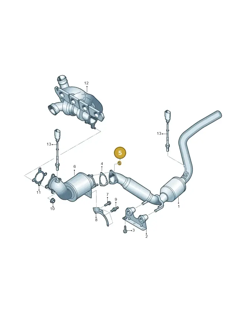 N02214616 — Volkswagen Caravelle (2015-2019) diagram 861253240, position 5