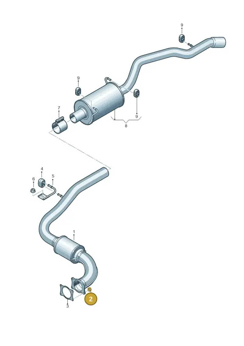 N02214616 — Volkswagen Amarok twin cab (2022-) diagram 894253860, position 2