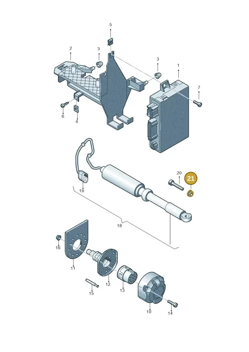 N0221544 — Volkswagen Touareg                08> (2007-) diagram 274945550, position 21