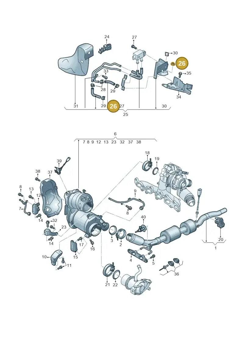 N02300215 — Volkswagen Tiguan 2.0 4Motion (2016-2024) diagram 884253071, position 26