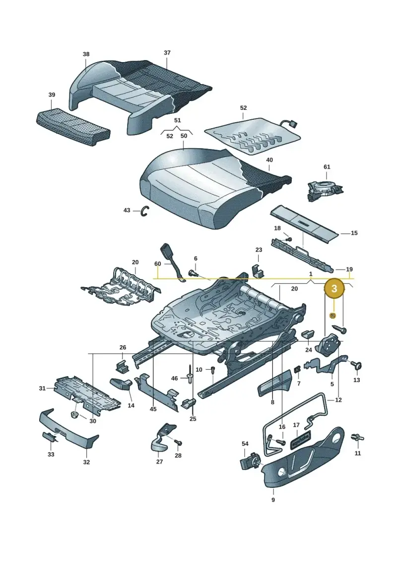 N02300311 — Volkswagen Tiguan 2.0 (2023-) diagram 57x881000, position 3