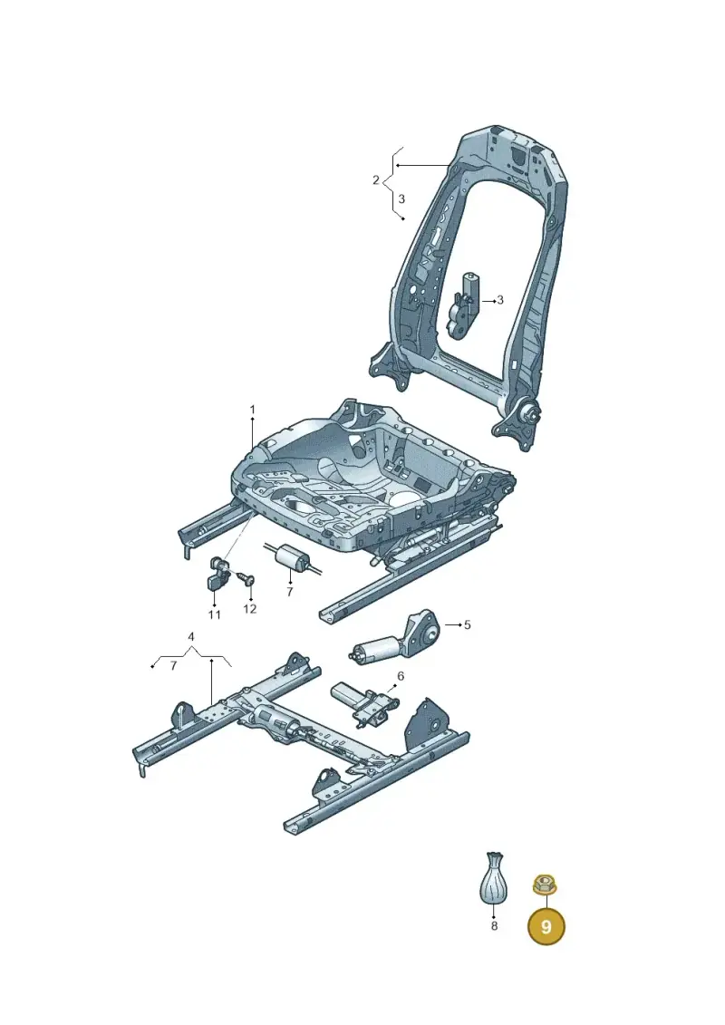 N02300311 — Volkswagen Multivan (2021-) diagram 5h0959045, position 9