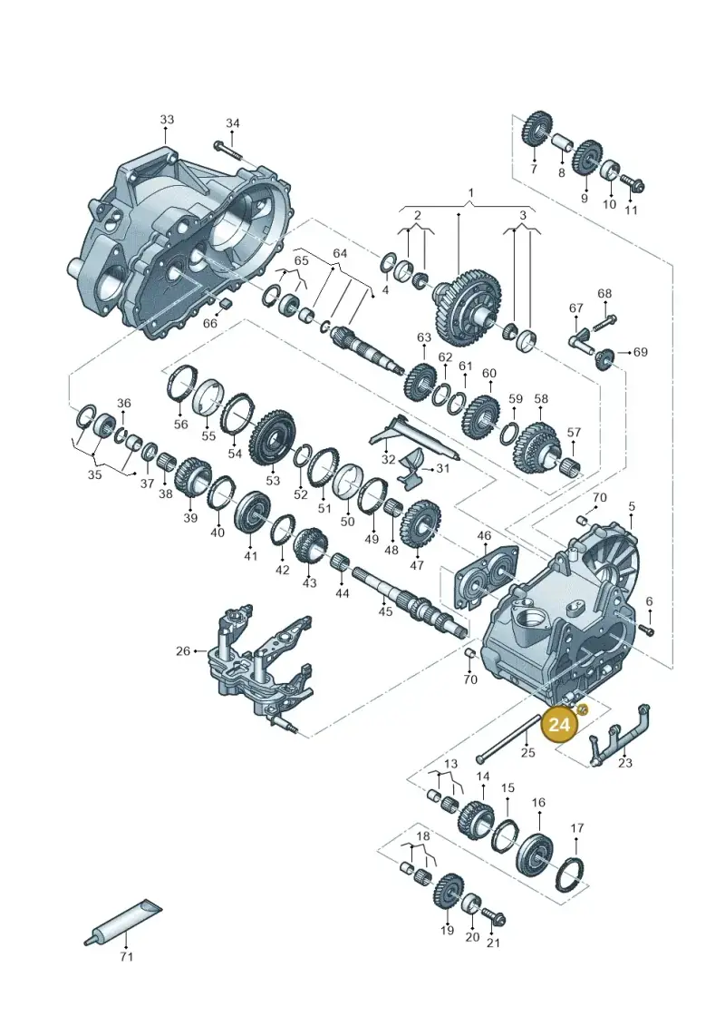 N02300313 — Volkswagen Taigo (2021-2024) diagram 827310030, position 24
