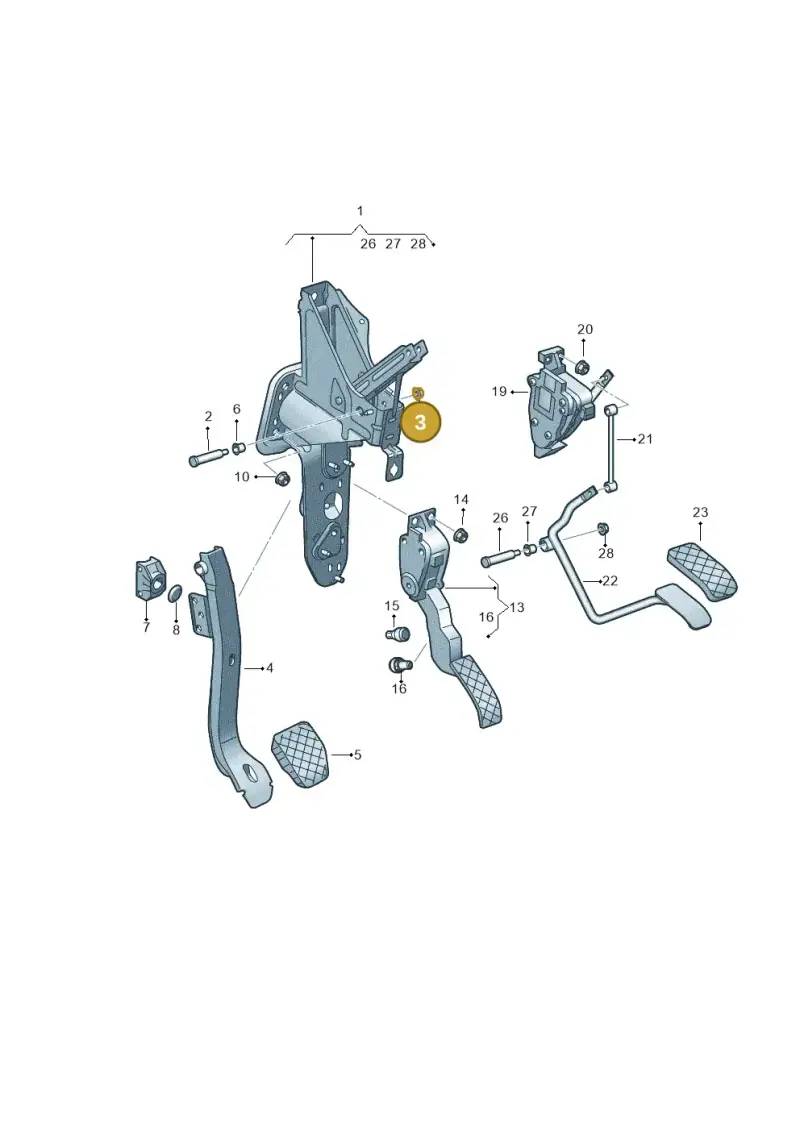 N02300313 — Volkswagen Transport. multivan (2019-2024) diagram 861721600, position 3