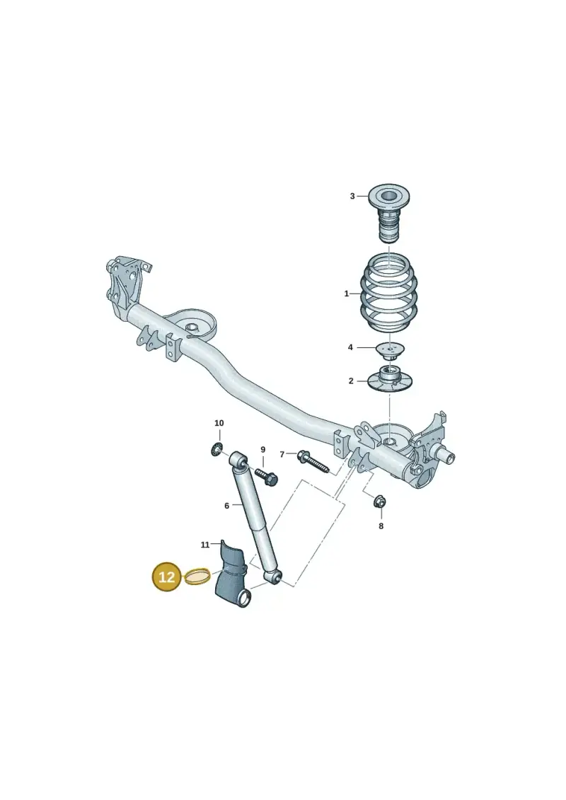 N0245046 — Volkswagen Caddy Maxi Kombi (2020-2024) diagram 2ka511000, position 12