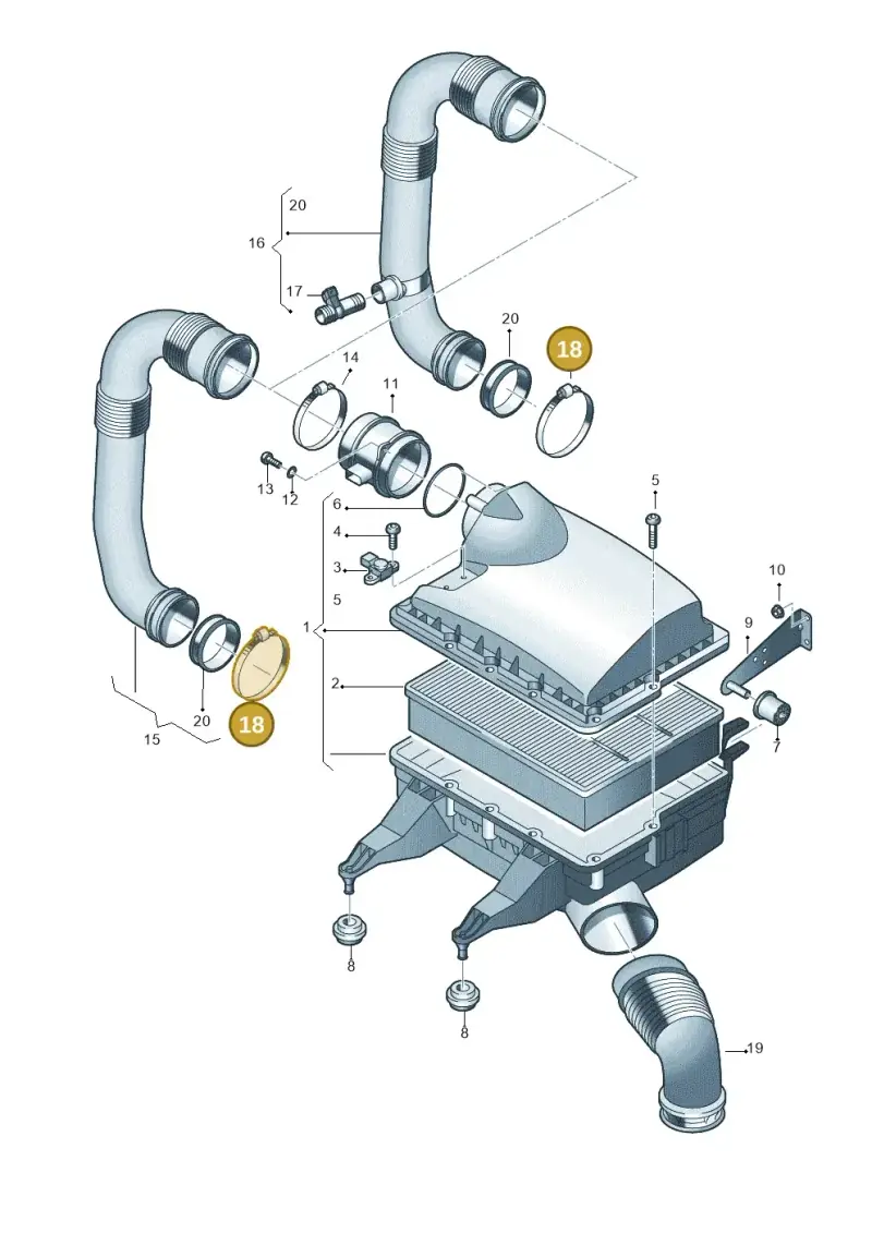 N0245047 — Volkswagen Crafter 35 panel (2011-2016) diagram 483129200, position 18
