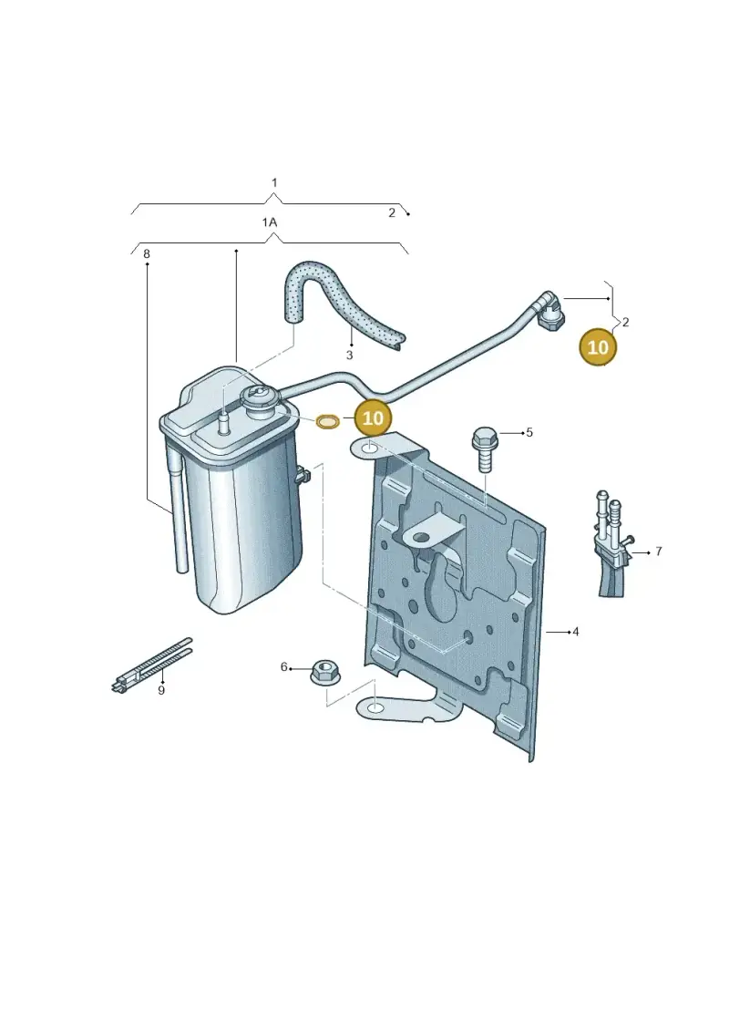 N0282231 — Volkswagen Jetta 2.0 (2015-2015) diagram 412201800, position 10