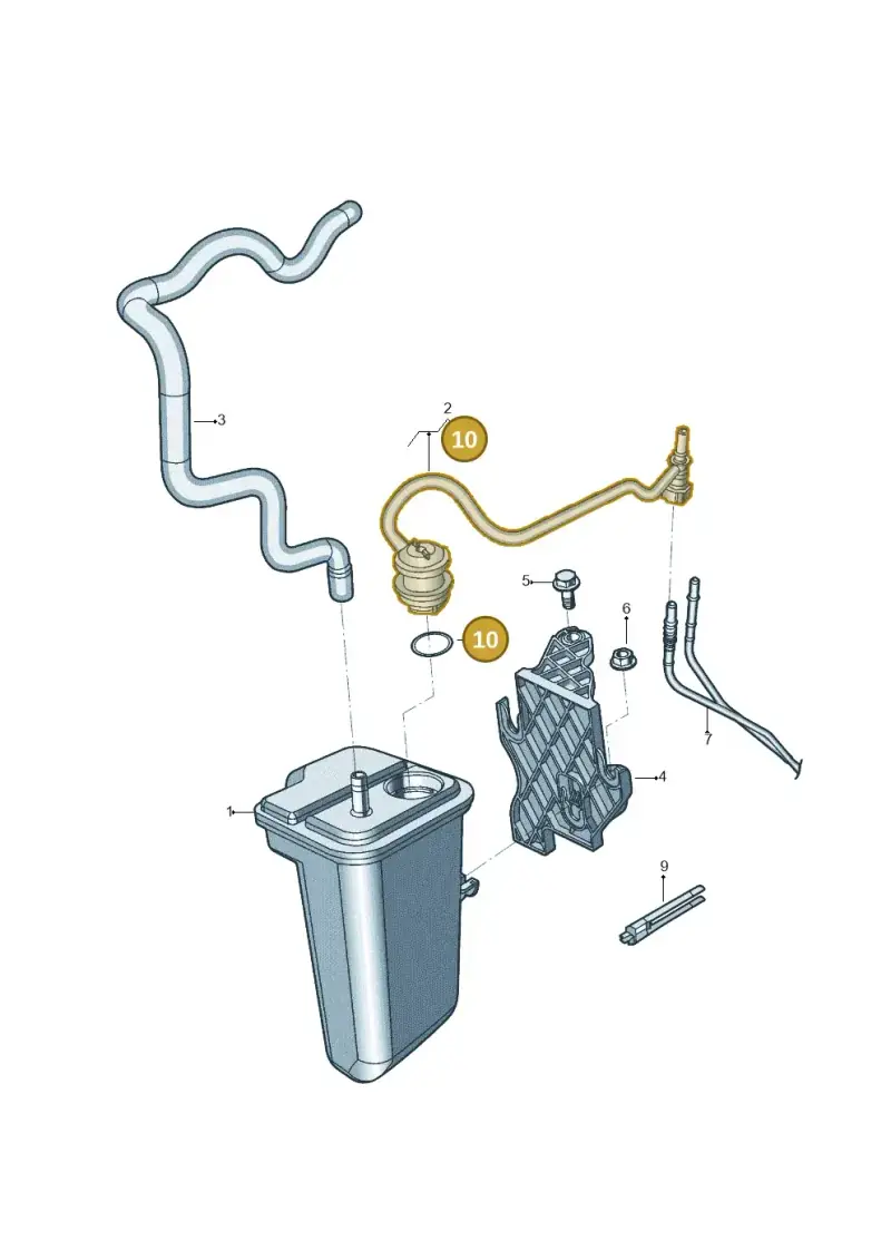 N0282231 — Volkswagen Beetle (2016-2019) diagram 801201950, position 10