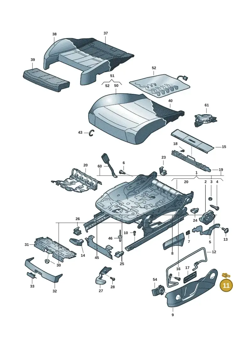 N0385012 — Volkswagen Tiguan 2.0 (2023-) diagram 57x881000, position 11