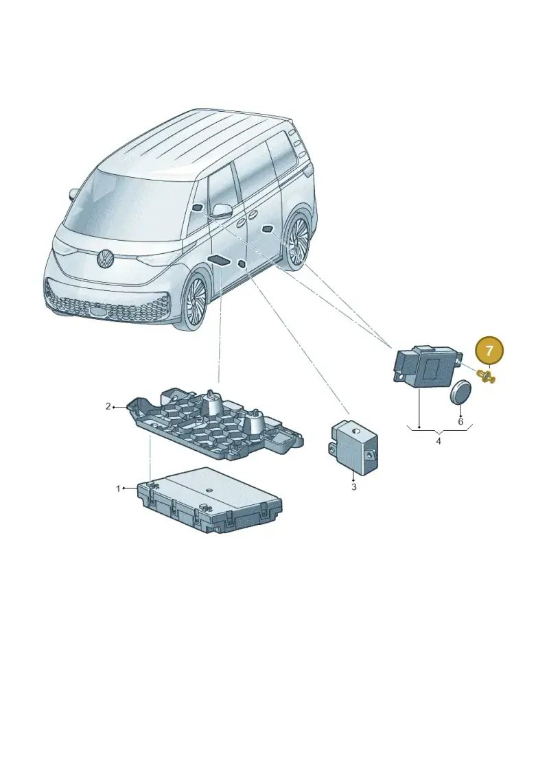 N0385013 — Volkswagen ID.Buzz (2022-) diagram 15a959060, position 7