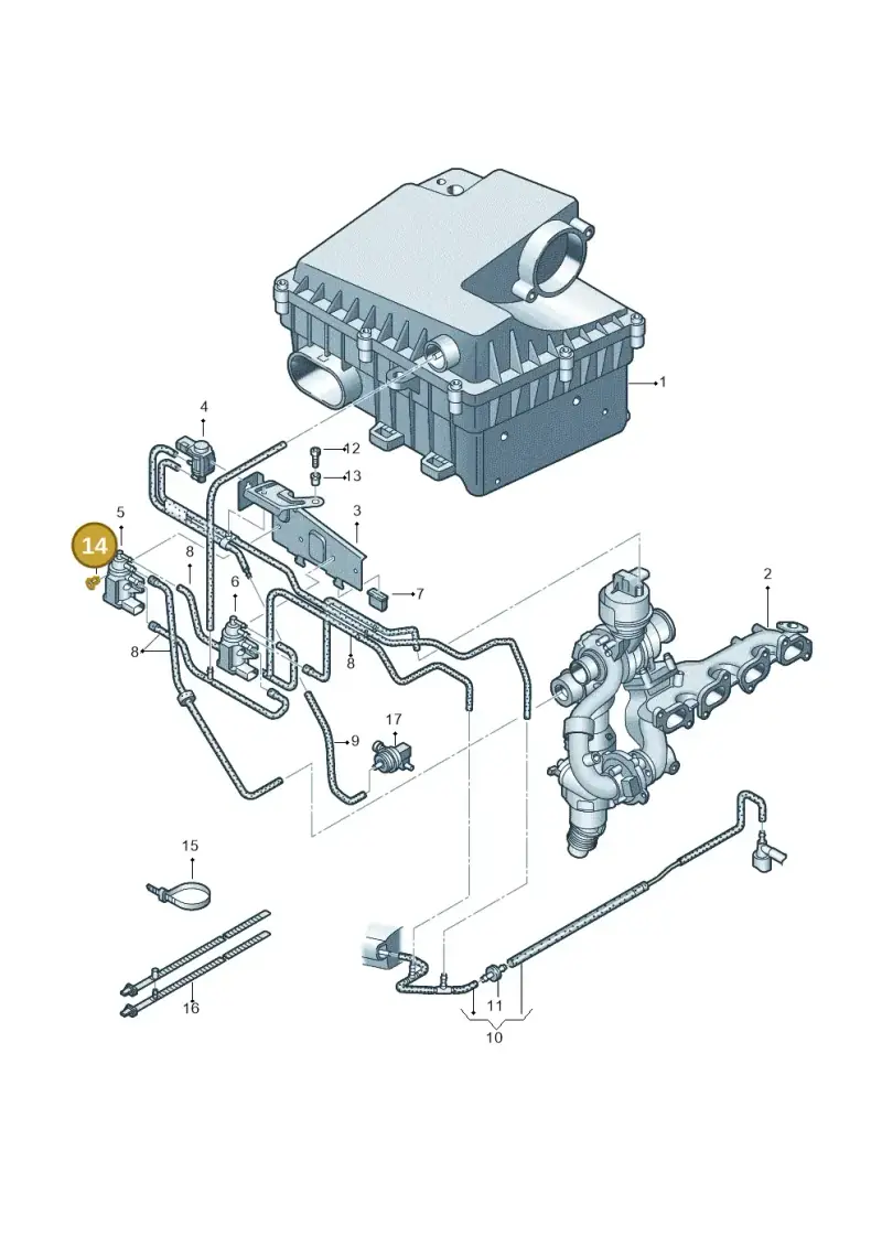 N0385013 — Volkswagen Amarok twin cab (2022-) diagram 683131550, position 14