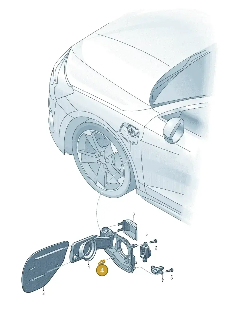 N0385053 — Audi A3 Sportback (2019-2025) diagram 596821100, position 4