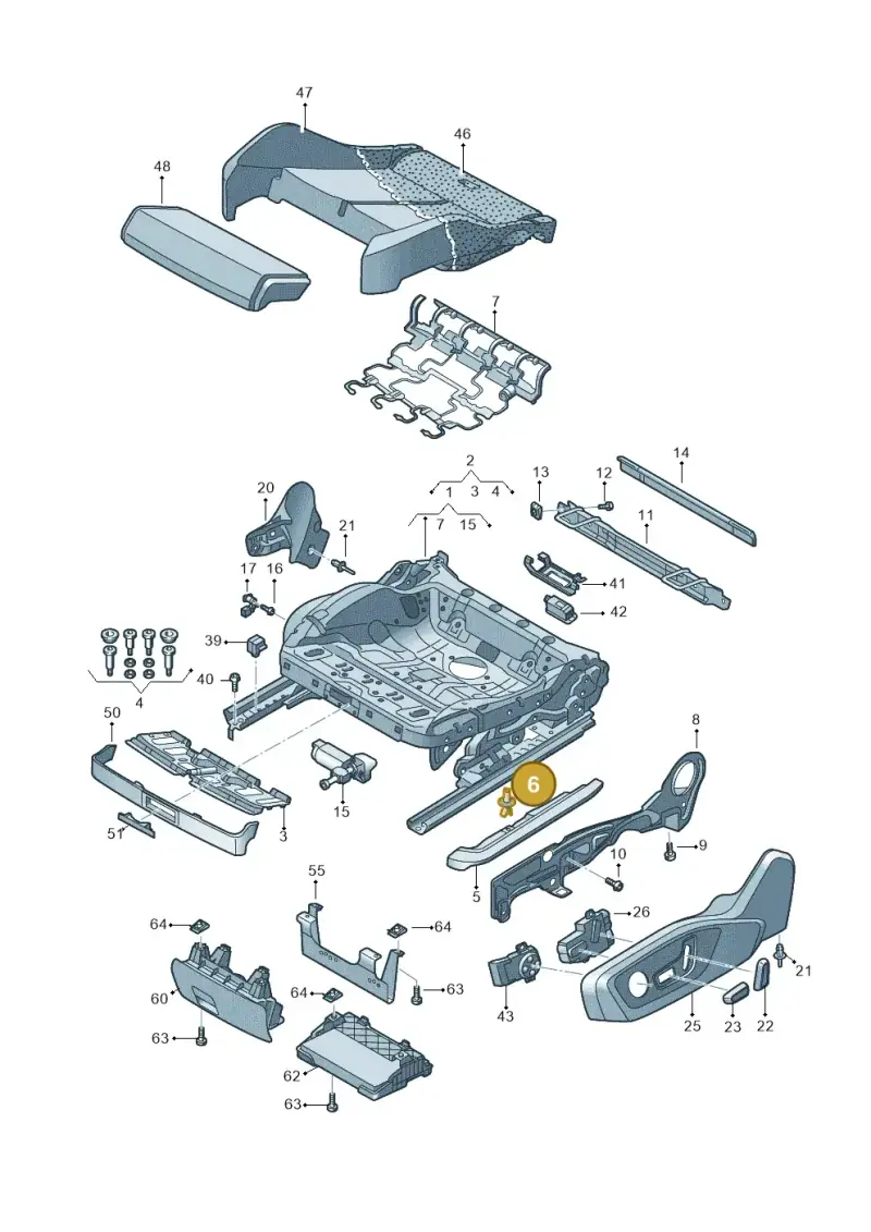 N0385053 — Audi RS Q3 Sportback (2019-2024) diagram 597881100, position 6