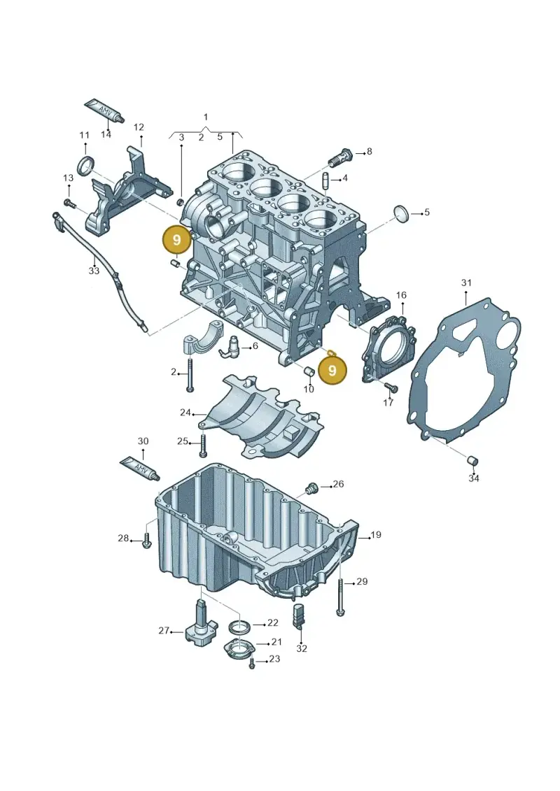N0432072 — Volkswagen Amarok twin cab (2022-) diagram 683103200, position 9