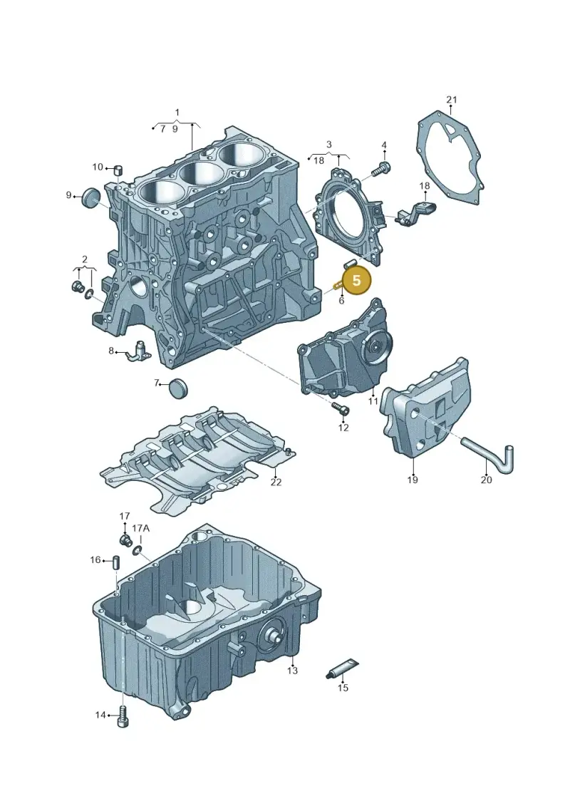 N0432072 — Volkswagen Taigo (2021-2024) diagram 866103010, position 5