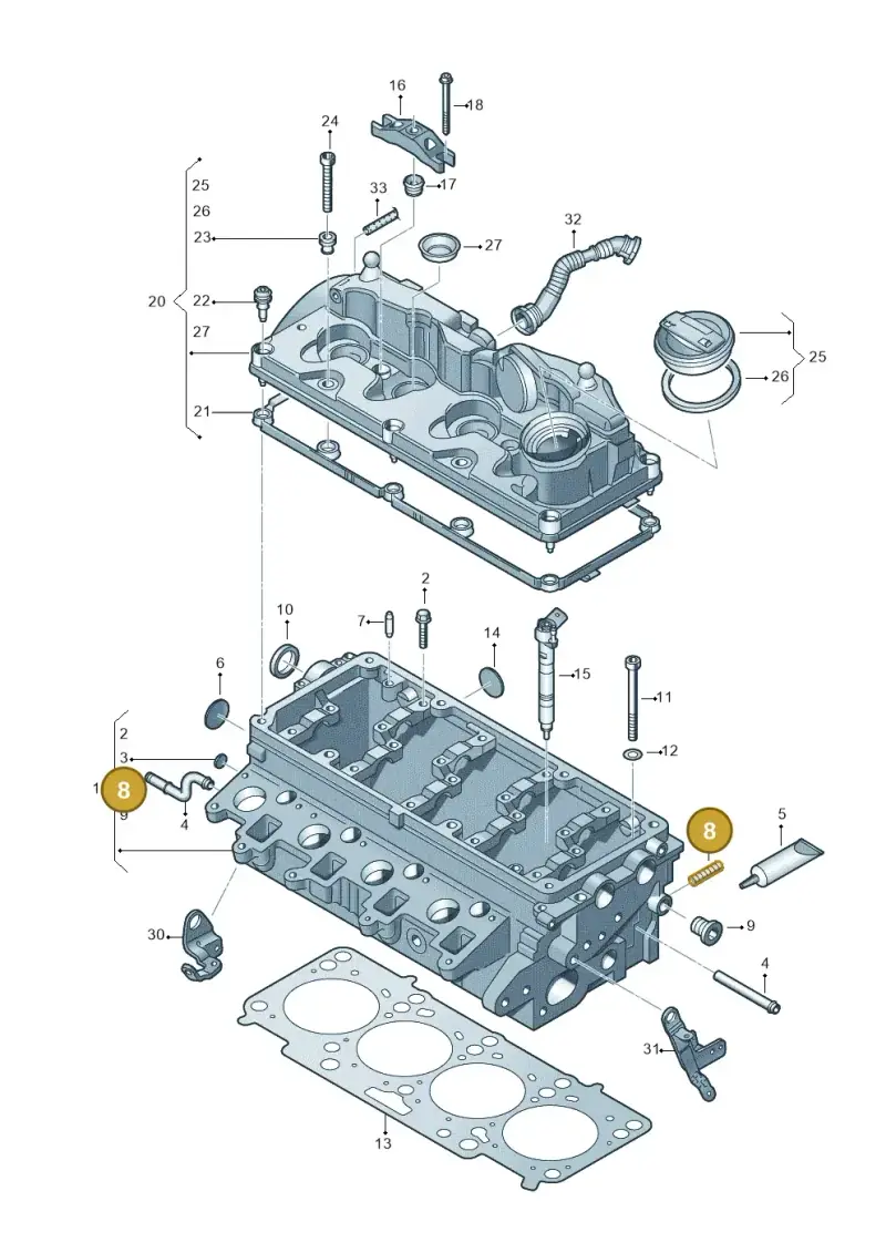 N0444076 — Volkswagen Amarok twin cab (2022-) diagram 749103600, position 8