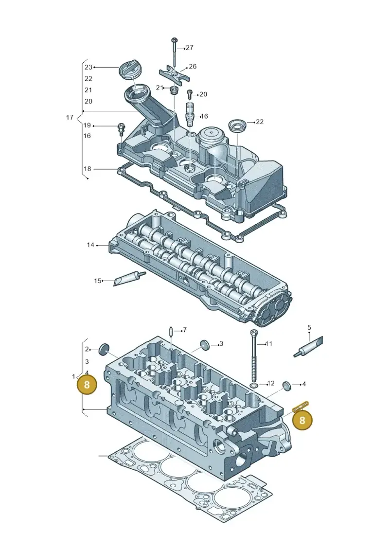 N0444076 — Volkswagen Transport. multivan (2019-2024) diagram 807103700, position 8