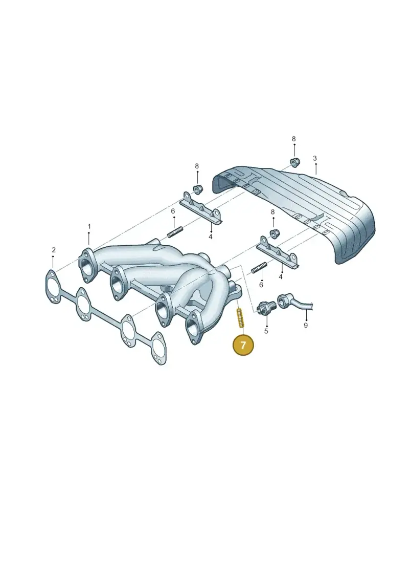 N0445145 — Volkswagen Caddy Maxi Kombi (2010-2015) diagram 412253100, position 7