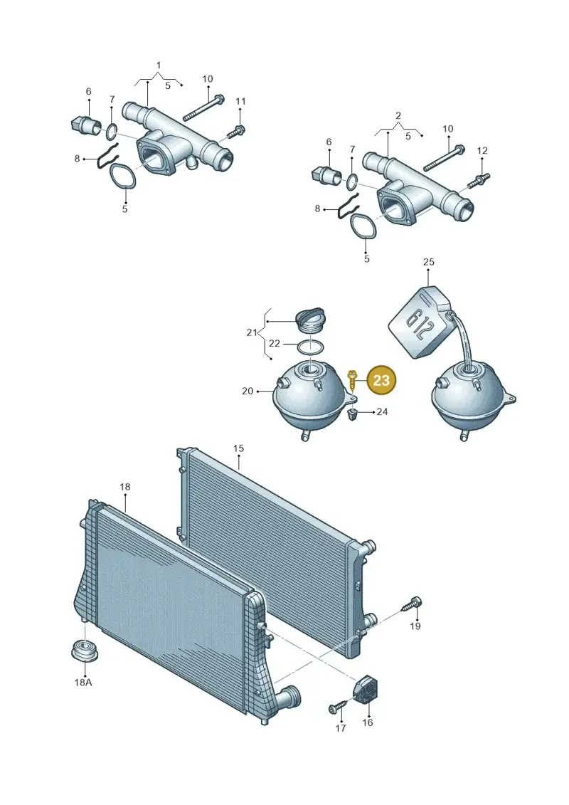 N10003203 — SEAT Altea XL (2013-) diagram 409121750, position 23