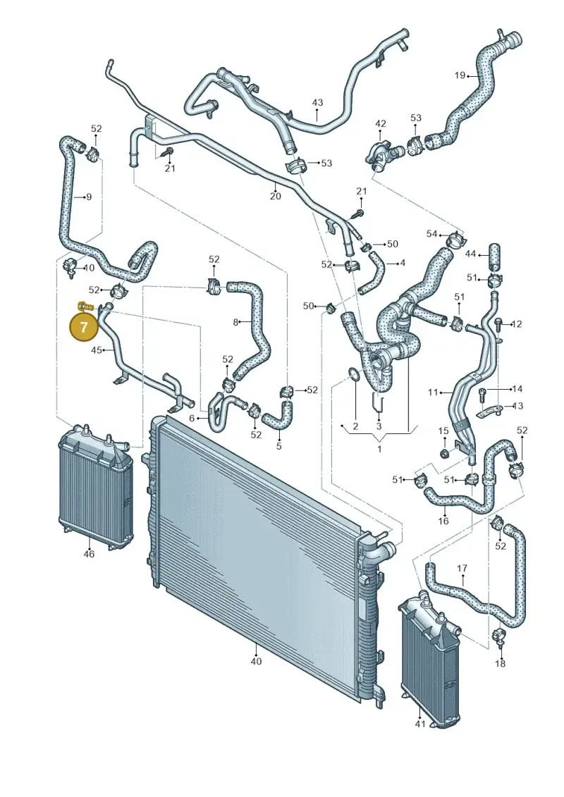 N10009102 — Audi RS3 Limousine (2017-2020) diagram 858121330, position 7