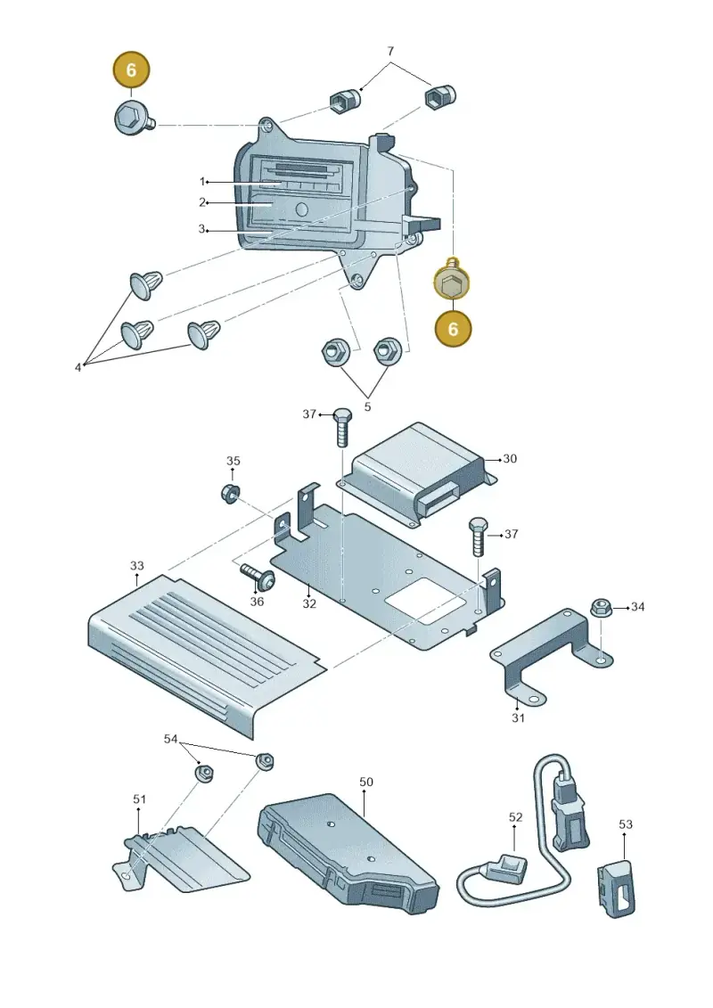 N10009205 — Skoda Superb (2013-2015) diagram 632035400, position 6