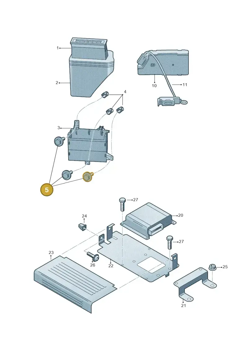 N10009205 — Skoda Yeti (2013-2017) diagram 666035450, position 5