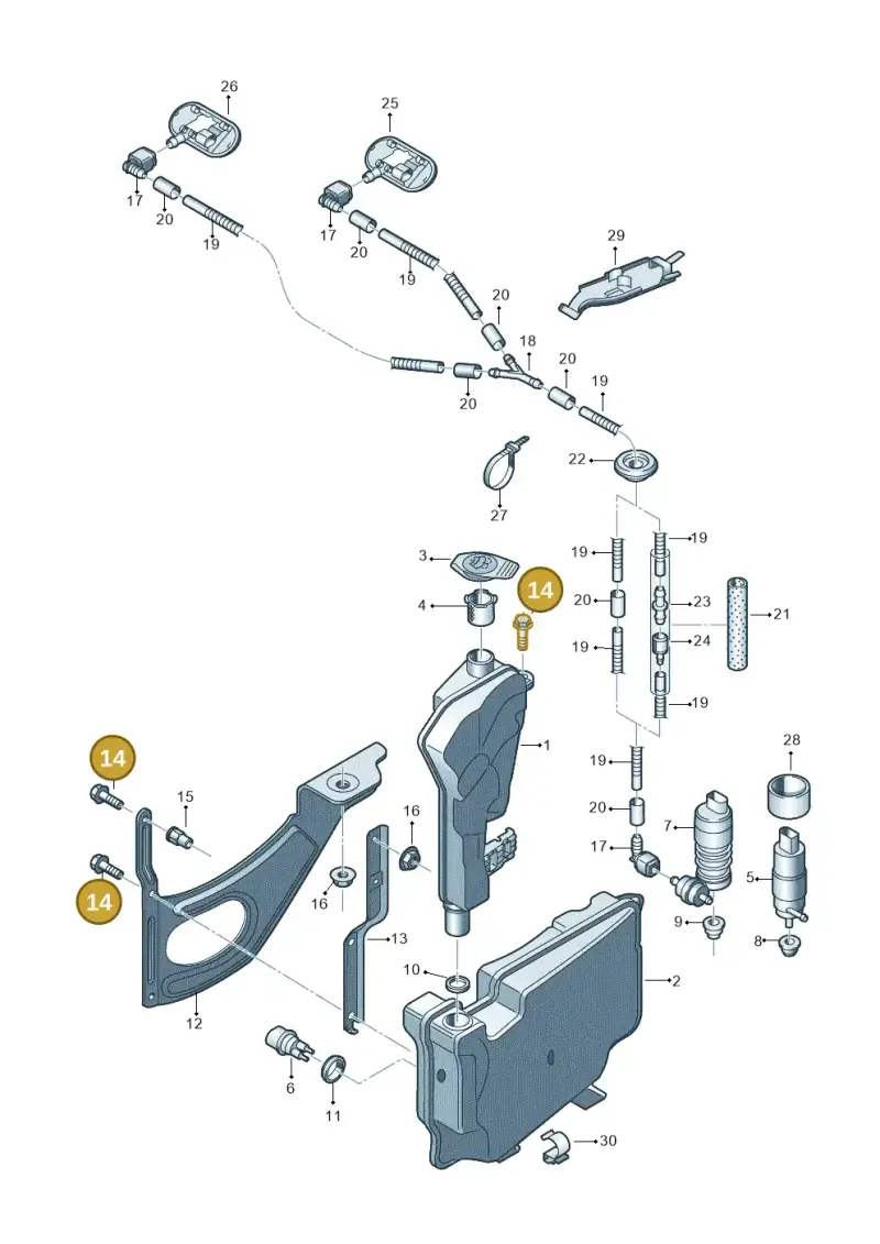 N10009507 — SEAT Ateca (2016-) diagram 745955150, position 14