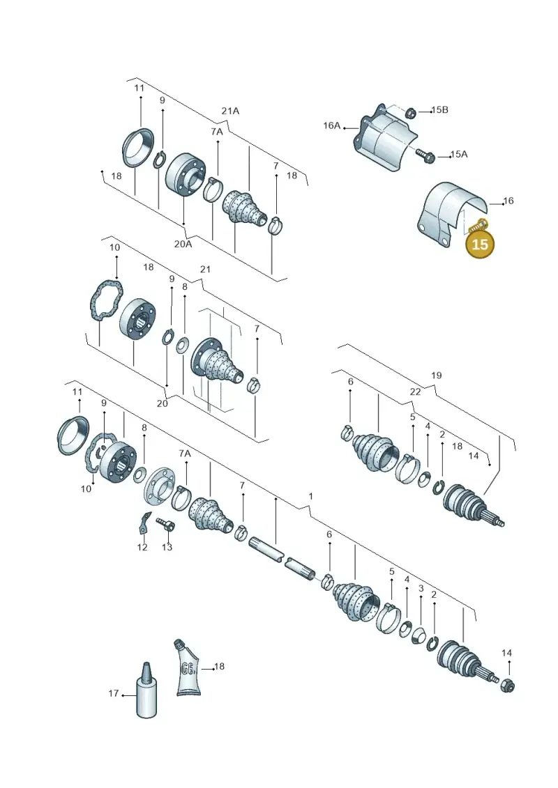 N10011105 — Volkswagen New Beetle             06> (2005-) diagram 208407210, position 15