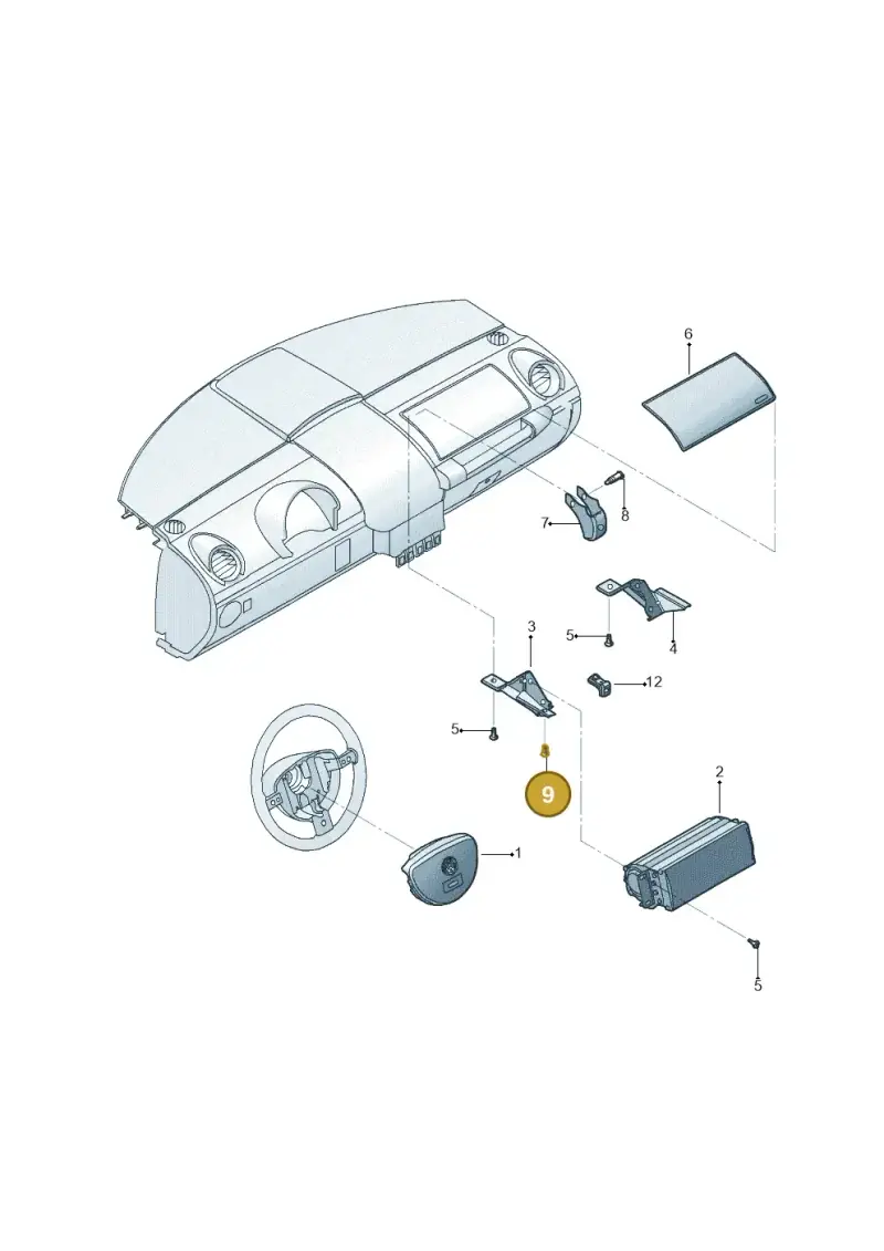N10029201 — Volkswagen New Beetle (2001-2005) diagram 206880100, position 9
