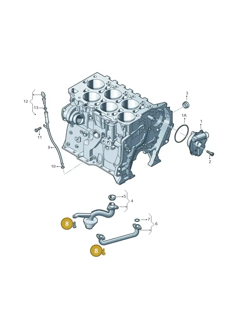 N10029205 — Volkswagen Touareg BlueMotion (2014-2018) diagram 460115400, position 8