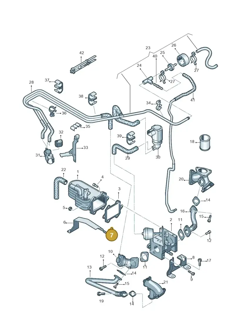N10029206 — Volkswagen PHAETON                08> (2007-) diagram 258131500, position 7